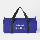 Blue & White Stylish  Duffle Bag (Rückseite)