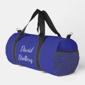 Blue & White Stylish  Duffle Bag (Rechte Ecke)