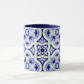 Blue & White Talavera Tile Look Tasse (Zentrum)