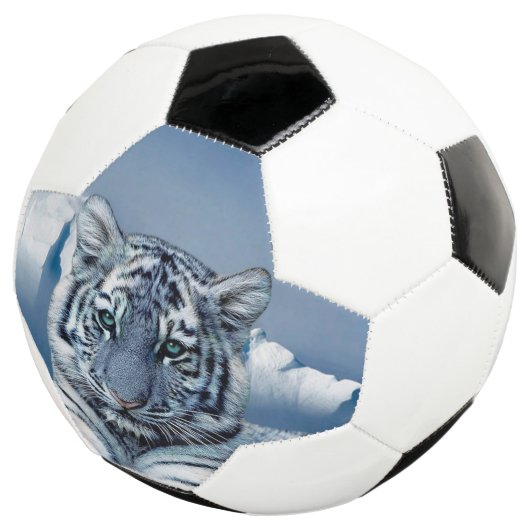 Blue White Tiger Fußball (Dreiviertel)