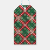 Blue & White Trendy Nutcracker Crackin' Holiday Geschenkanhänger (Rückseite)