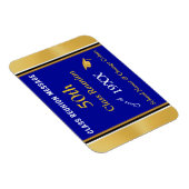 Blue, White und Gold 50. High Wiedersehen Souvenir Magnet (Rechte Seite)