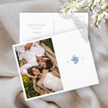 Blue & White Wedding Mit Monogramm Hochzeit