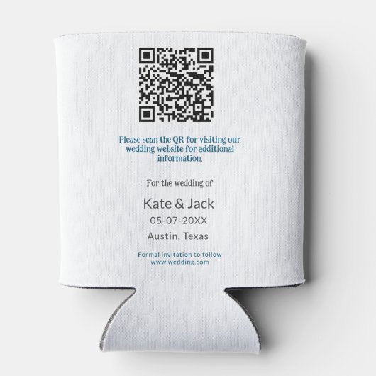 BLUE WHUE CLASSIC SCAN SAVE THE DATE DOSENKÜHLER (Rückseite)