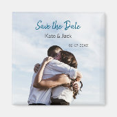 BLUE WHUE CLASSIC SCAN SAVE THE DATE MAGNET (Vorne)