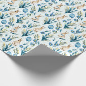 Blue Wiadow Charm Geschenkpapier (Ecke)