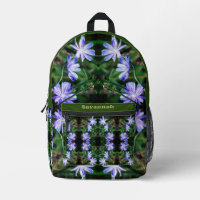 Blue Wild Chicory Blume Abstrakt Personalisiert