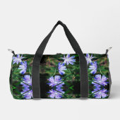 Blue Wild Chicory Blume Duffle Bag