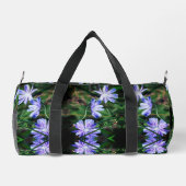 Blue Wild Chicory Blume Duffle Bag (Rückseite)