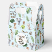 Blue Wild One Themed Boys 1. Geburtstag Geschenkschachtel (Geöffnet)