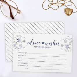 Blue Wildblume Junge Babydusche Wünsche Karte