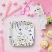 Blue Wildblume Regency Bridal Collection Pappteller (Party)