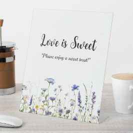 Blue Wildblume Regency Bridal Collection Sockelschild