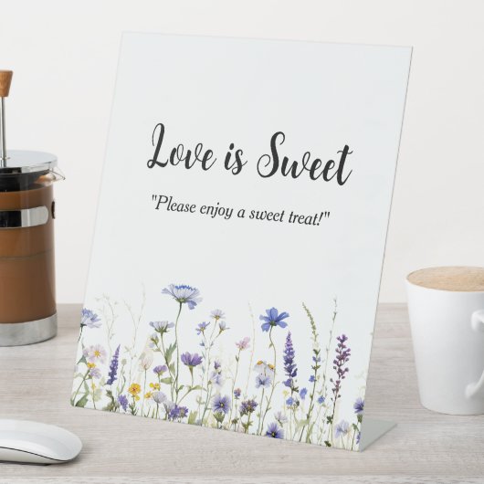 Blue Wildblume Regency Bridal Collection Sockelschild (In Situ)