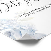 Blue Wildblumen Briddate Night Ideas Datum Jar Poster (Ecke)