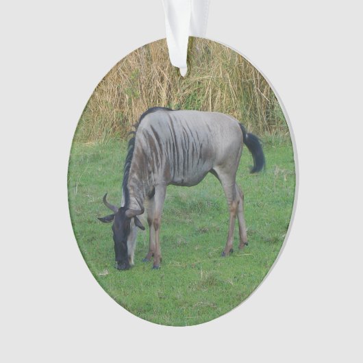 Blue Wildebeest #1 Ornament (Vorderseite)