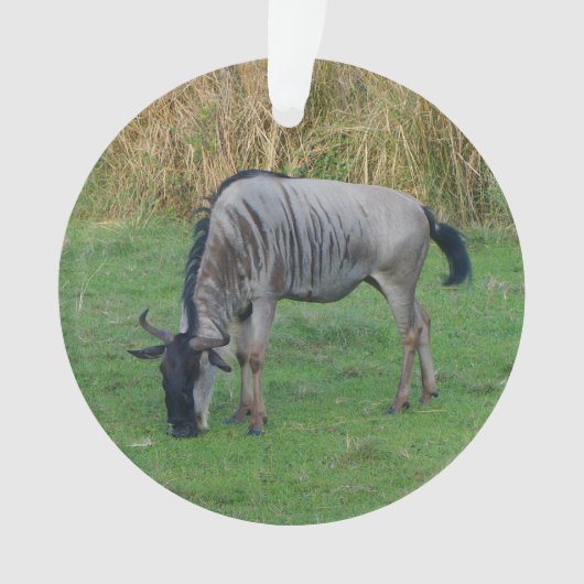 Blue Wildebeest #1 Ornament (Vorderseite)