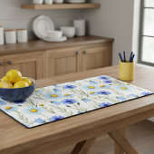 Blue Wildflower Meadow Schreibtischunterlage