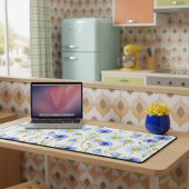 Blue Wildflower Meadow Schreibtischunterlage