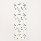 Blue Wildflower Watercolor  Yogamatte (Vorderseite)
