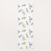 Blue Wildflower Watercolor  Yogamatte (Rückseite)