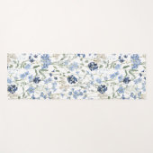 Blue Wildflower Watercolor  Yogamatte (Vorderseite (Horizontal))