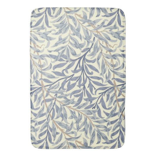 Blue Willow Bough (von William Morris) Badematte (Vorderseite Vertikal)