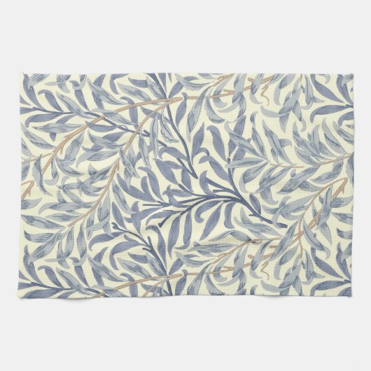 Blue Willow Bough (von William Morris) Geschirrtuch (Horizontal)