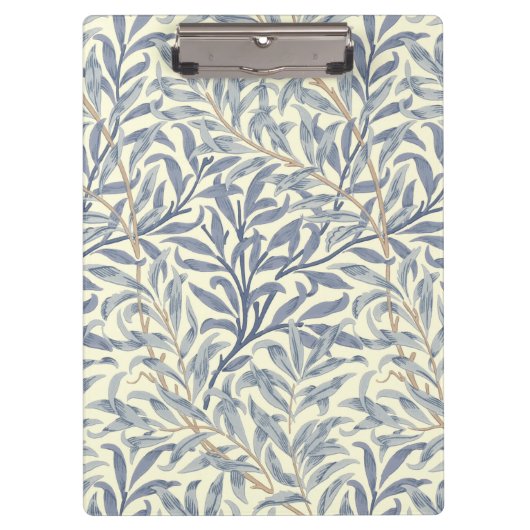 Blue Willow Bough (von William Morris) Klemmbrett (Vorderseite)