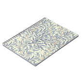Blue Willow Bough (von William Morris) Notizblock (Linke Seite)