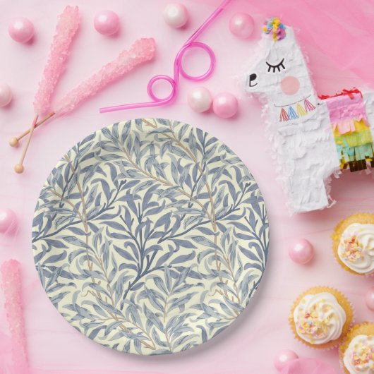 Blue Willow Bough (von William Morris) Pappteller (Party)