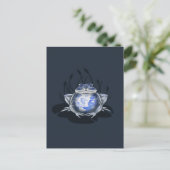 Blue Willow Bull Frog Postcard Postkarte (Stehend Vorderseite)