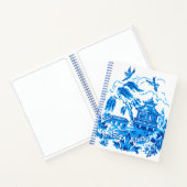 Blue Willow China Design Sketchbook Notebook Notizblock (Innenseite)