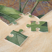 Blue Willow China Plate & Sonnenblumen Design Puzzle (Seite)