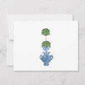 Blue Willow Chinoiserie Ginger Jars Dankeskarte (Vorderseite)