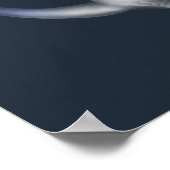 Blue Willow Dackel Poster (Ecke)