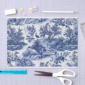 Blue Willow Decoupage 10lb Tissue Paper, White Seidenpapier (Handwerk)