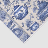 Blue Willow Decoupage Paper Seidenpapier (Ausschnitt)