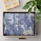 Blue Willow Decoupage Seidenpapier (Geschenk)