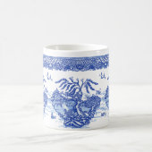 Blue Willow Eichhörnchen Fox Duck Isle of Animals Kaffeetasse (Mittel)