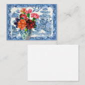 Blue Willow Greetings Visitenkarte (Vorne/Hinten)