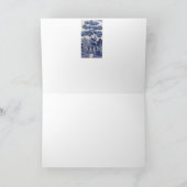 Blue Willow Grußkarten zurück bringen Karte (Innenseite)