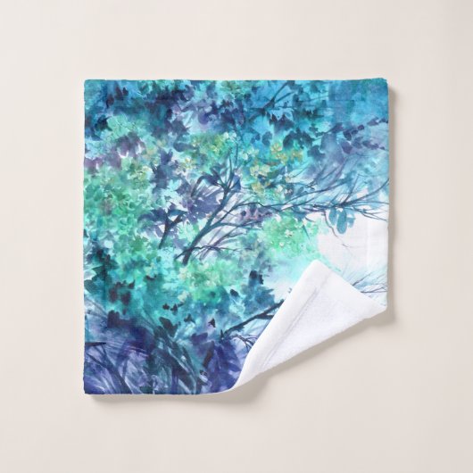 Blue Willow Handtuch Set (Waschlappen)