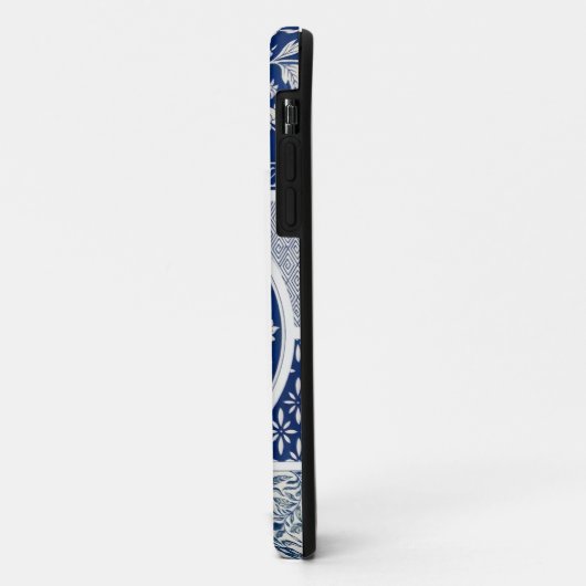 Blue Willow Ming Dynastie China Botanisch Case-Mate iPhone Hülle (Hinten/Links)