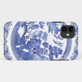 Blue Willow-Muster Case-Mate iPhone Hülle (Rückseite (Horizontal))