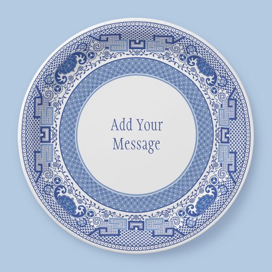 Blue Willow Paper Teller