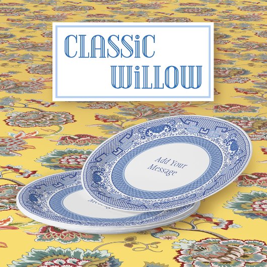 Blue Willow Paper Teller