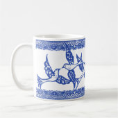 Blue Willow Phoenix Bird Blue & White Chinoiserie Kaffeetasse (Links)