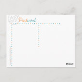 Blue Willow Poatcard Postkarte (Rückseite)