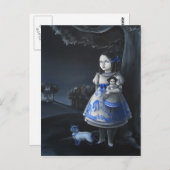 Blue Willow Postkarte (Vorne/Hinten)